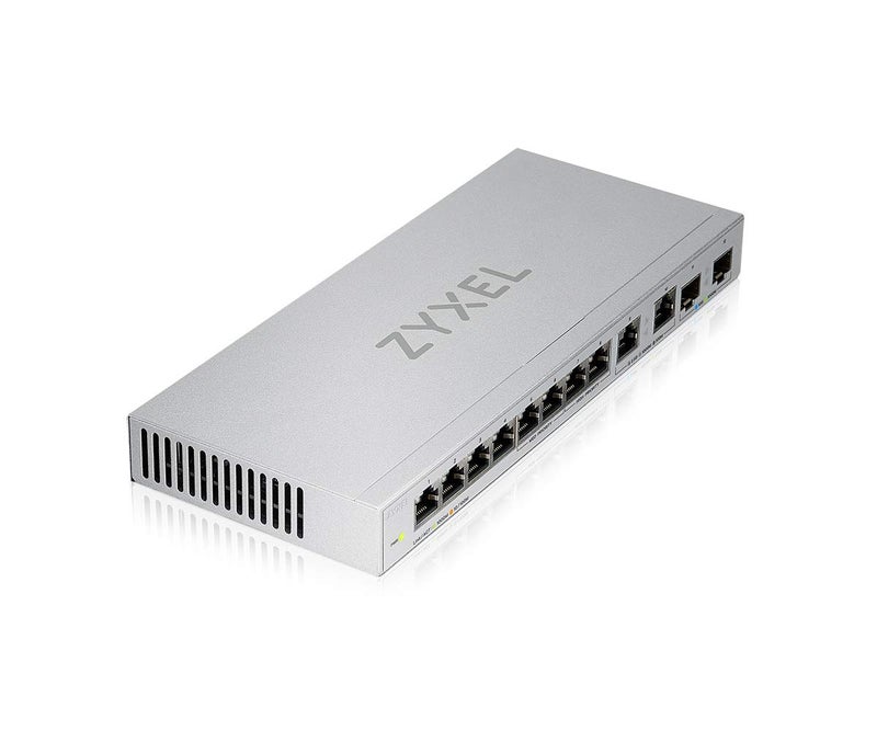 Zyxel 12-Port Multi-Gig Unmanaged Switch | 2X 2.5G | 2X 10G SFP+ | Desktop/Wallmount [XGS1010-12] - Image 1